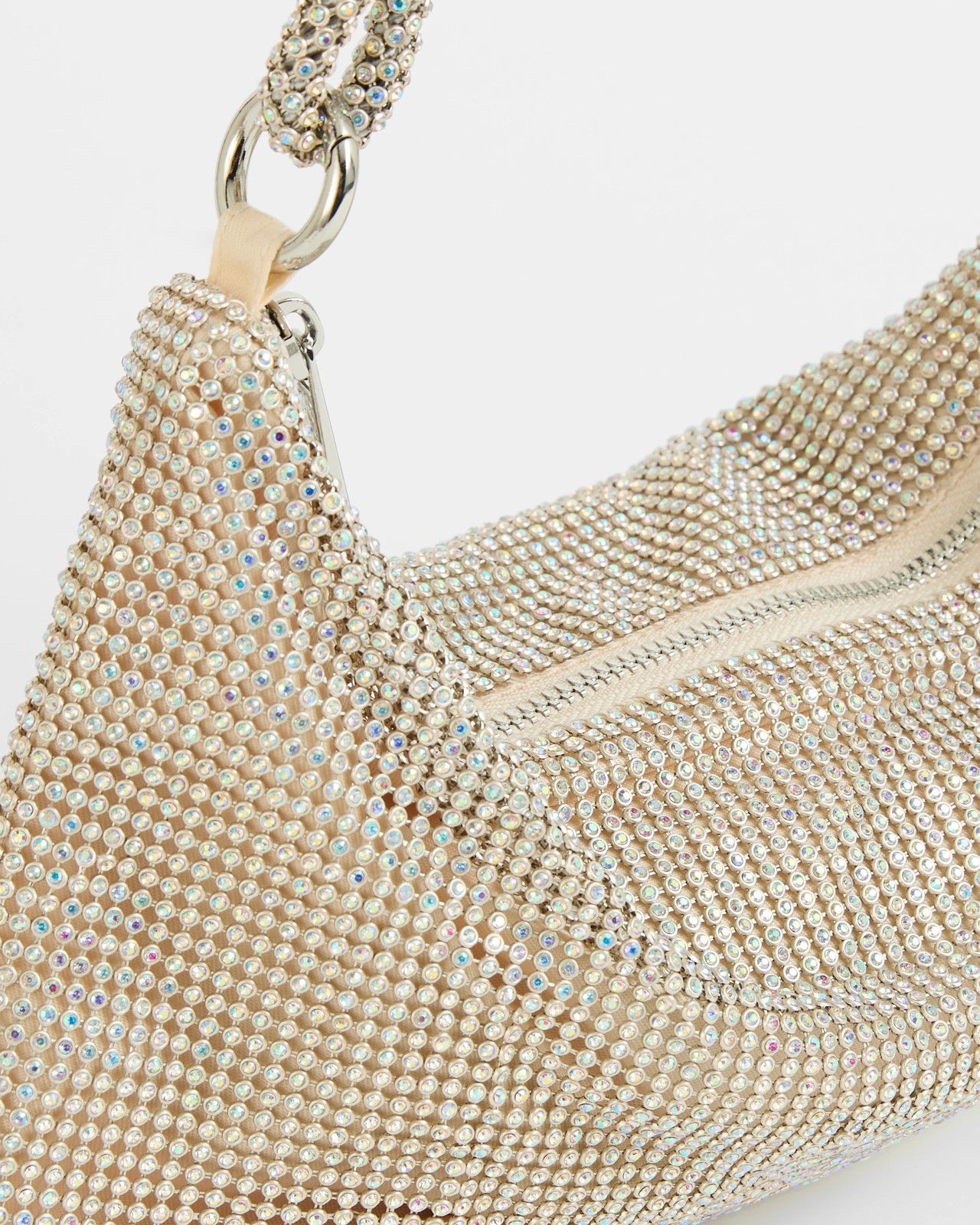 Slouchy Diamante Shoulder Bag 2 of 2