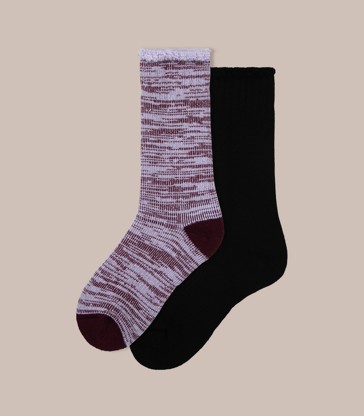 Womens 2 Pack All Day Comfy Crew with Wool - Underworks