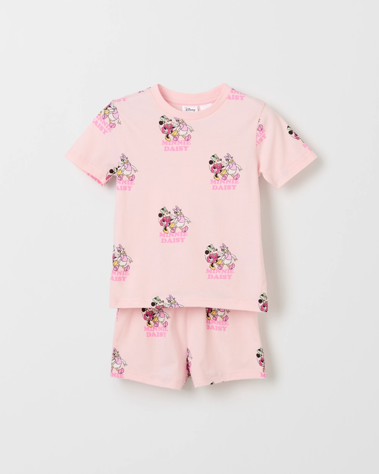 Disney Organic Cotton 2 Pack Younger Girls Pyjama Set - Pink Minnie 3 of 5