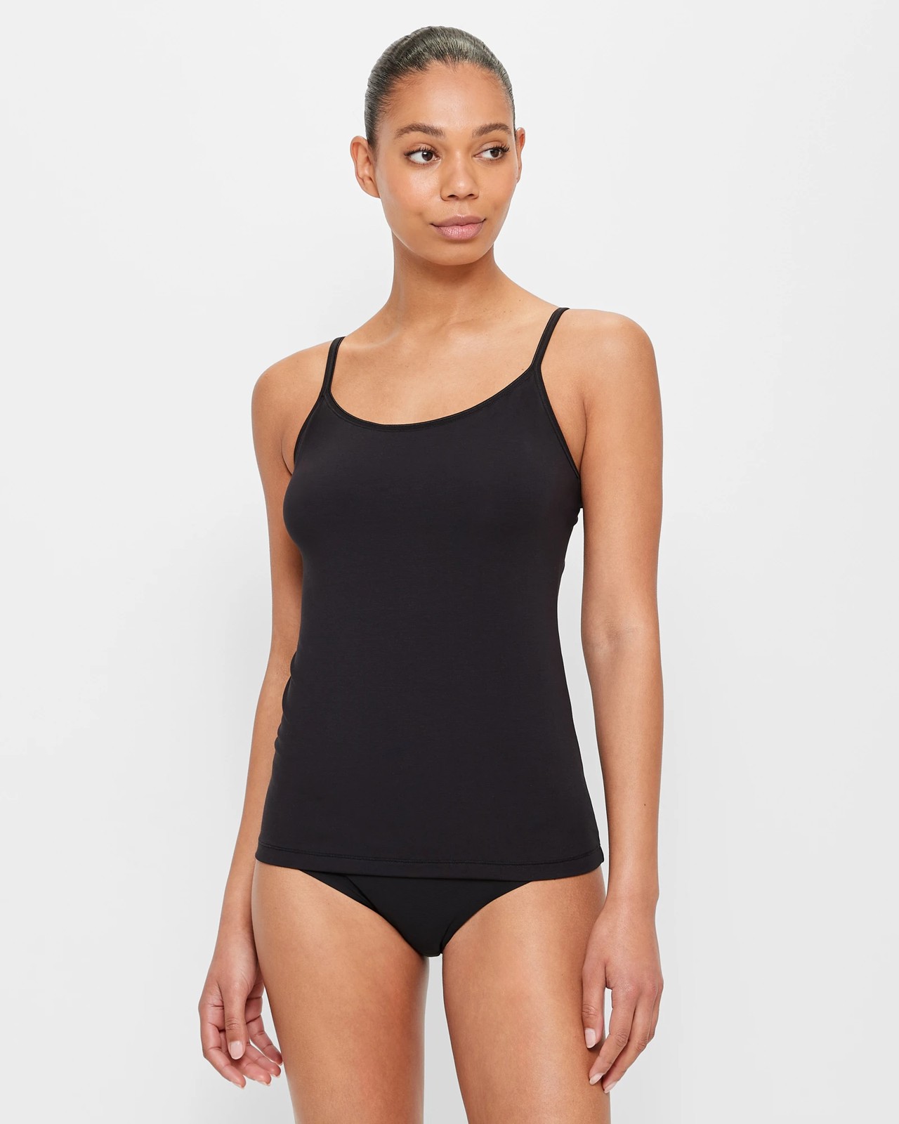 Aloe Vera Infused Camisole - Black