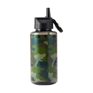 1L Camo Cylinder Drink Bottle - Anko