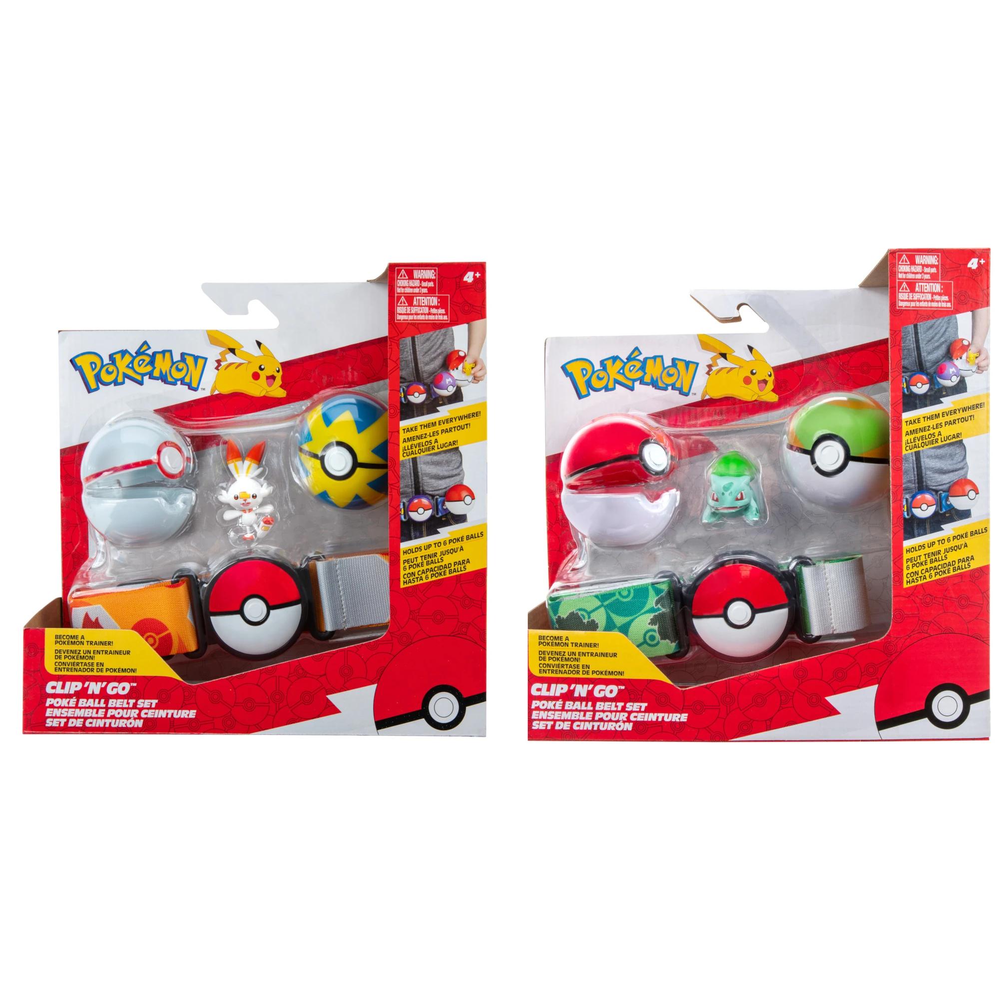 Ceinture pokémon avec 2 pokeballs et figurines - Pokemon | Beebs