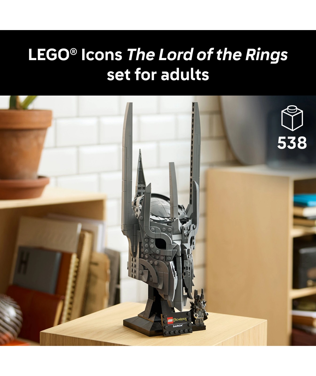 LEGO® Icons The Lord of the Rings: Sauron's Helmet 11373 2 of 5