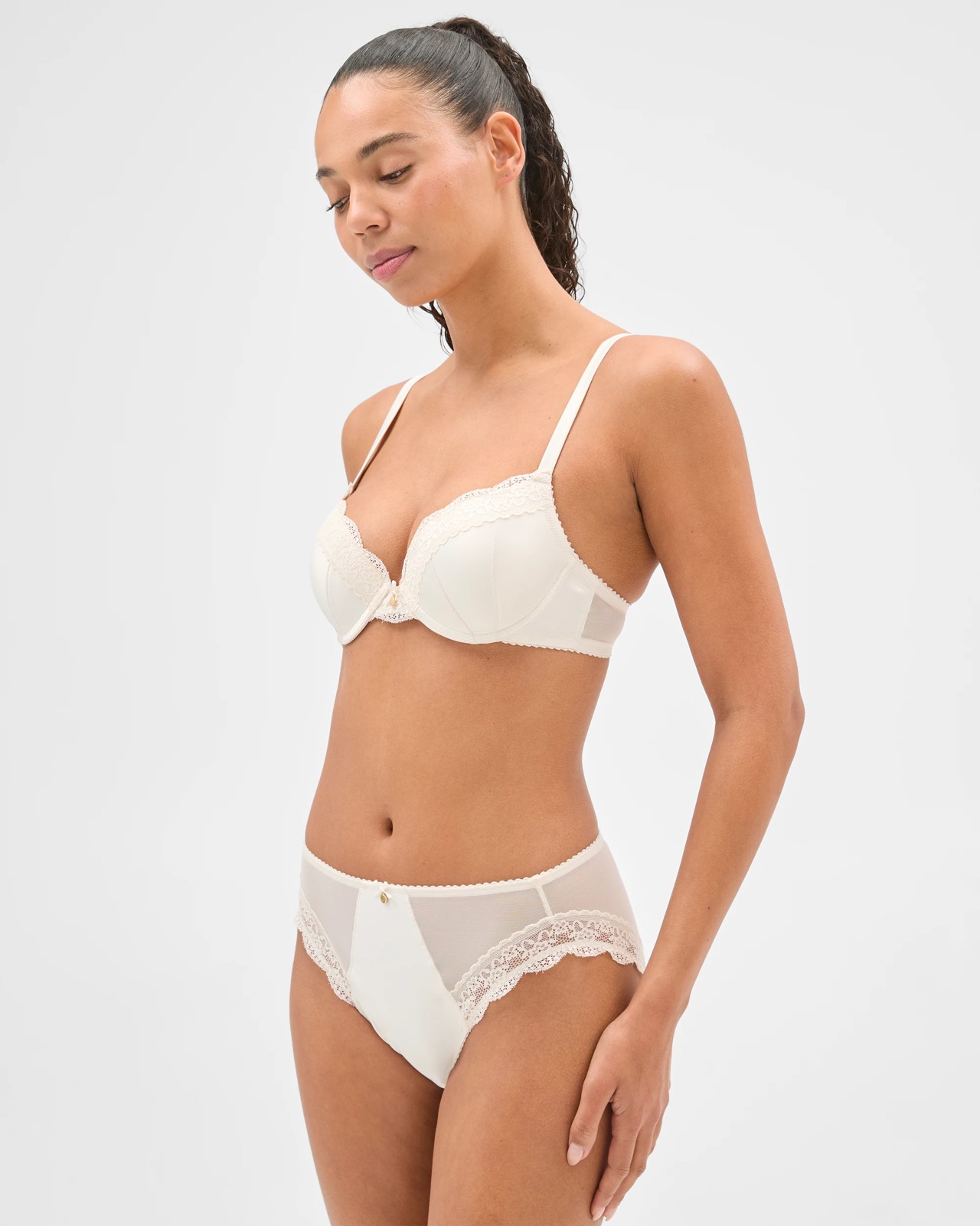 Wren Co-Ord High Cut Briefs - Gardenia 4 of 6