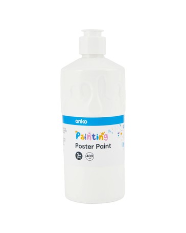 Poster Paint, White - Anko