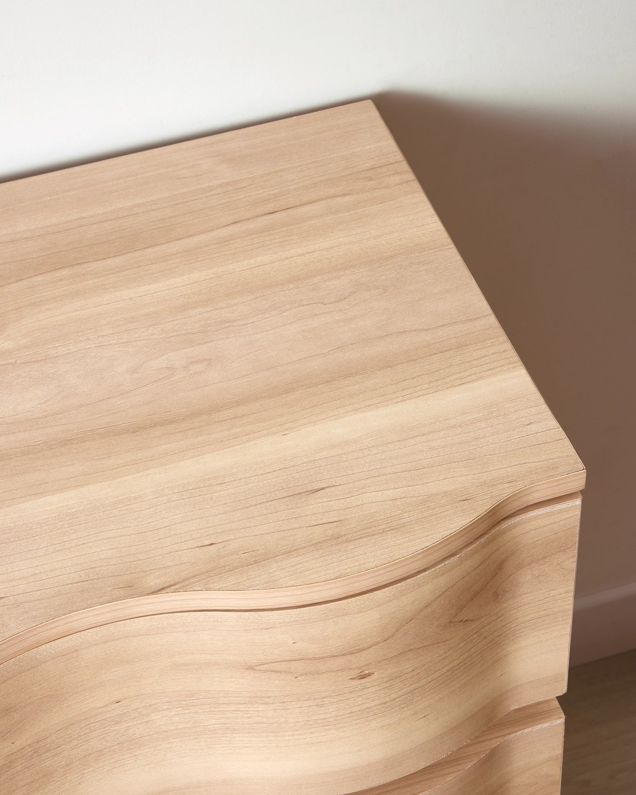 Anko Ripple 3 Drawer Chest - Light Oak 5 of 5