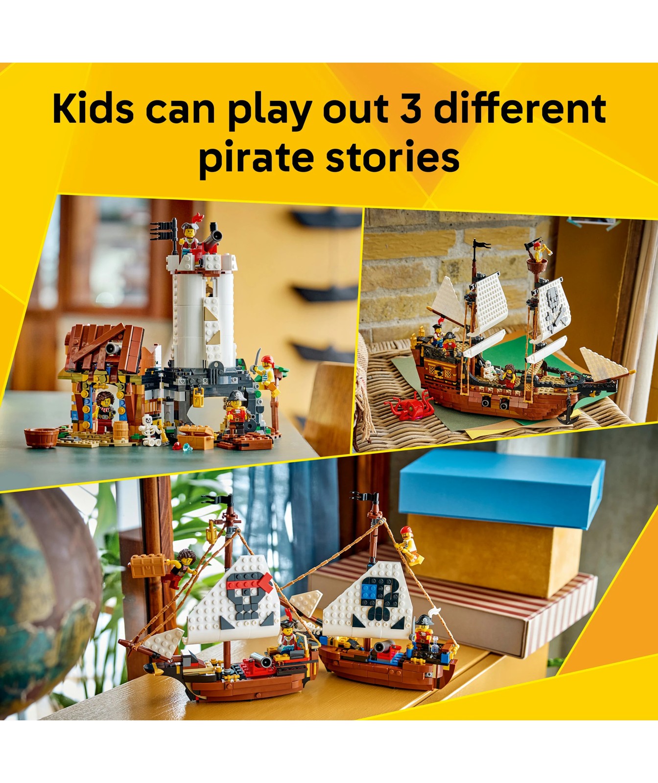 LEGO® Creator 3 in 1 Iconic Pirate Ship 31387 3 of 5