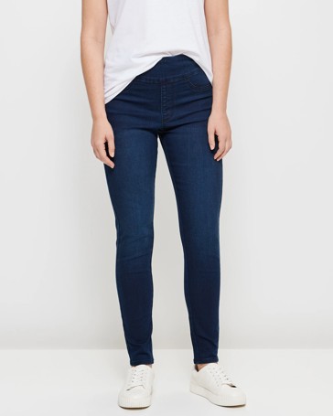 Lydia High Rise Ankle Length Denim Jeggings