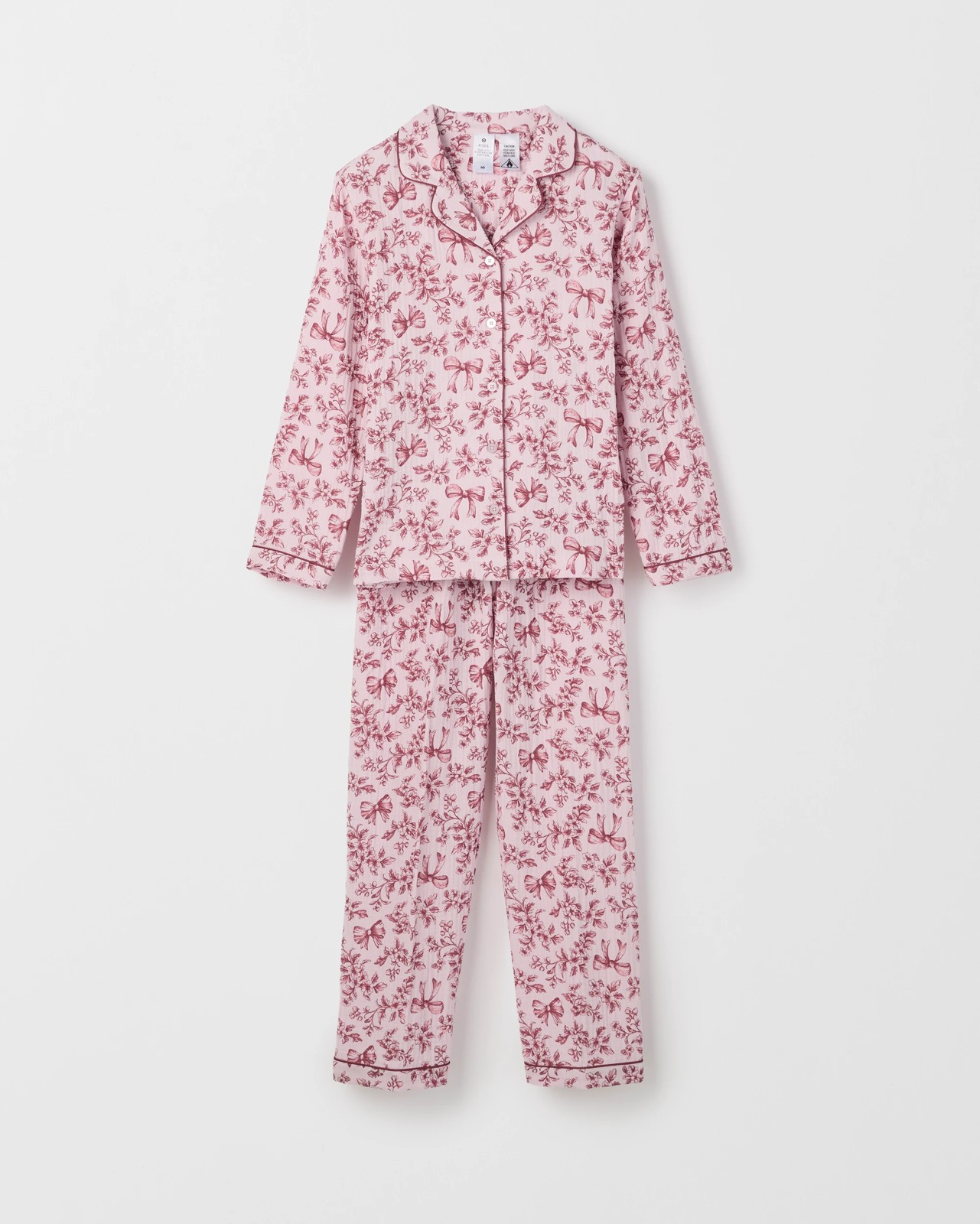 Family Matching Australian Cotton Mini Me Double Cloth Pyjama Set 5 of 5