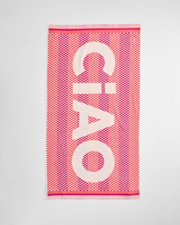 Ciao Stripe Australian Cotton Jacquard Beach Towel