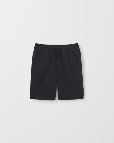 Elastic Waist Chino Shorts