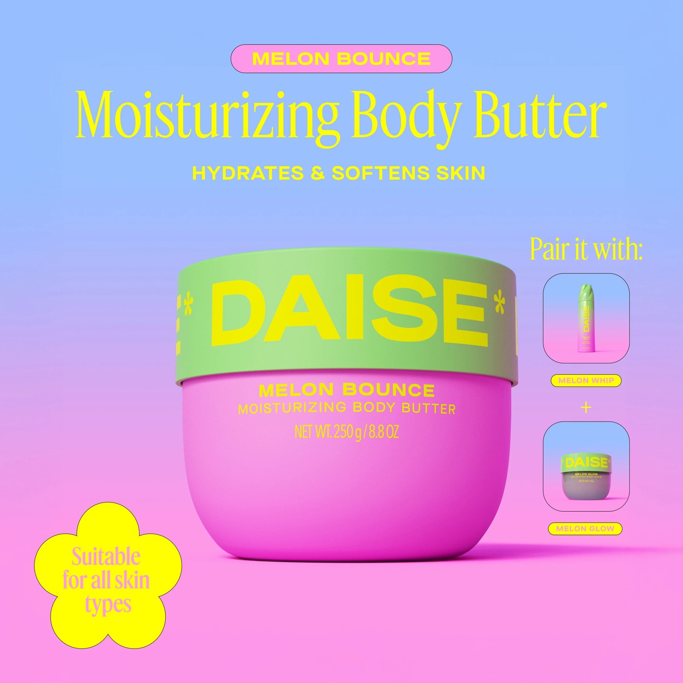 DAISE Moisturizing Body Butter 250g - Melon Bounce 6 of 6
