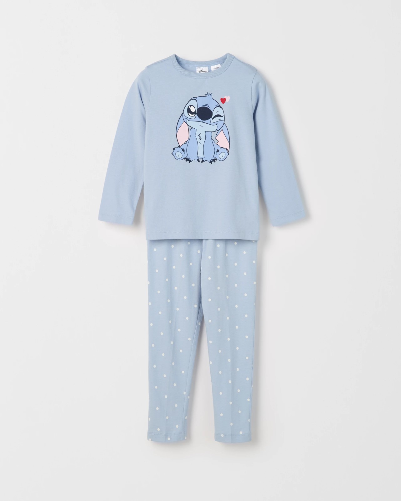 Disney Lilo & Stitch Australian Cotton Younger Girls Pyjama Set 2 of 5