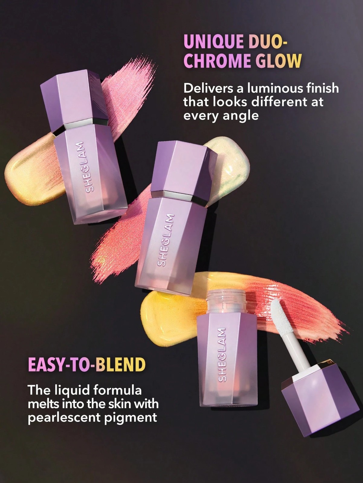 SHEGLAM Chroma-Glow Bloom Liquid Highlighter - Flying Comet 4 of 5