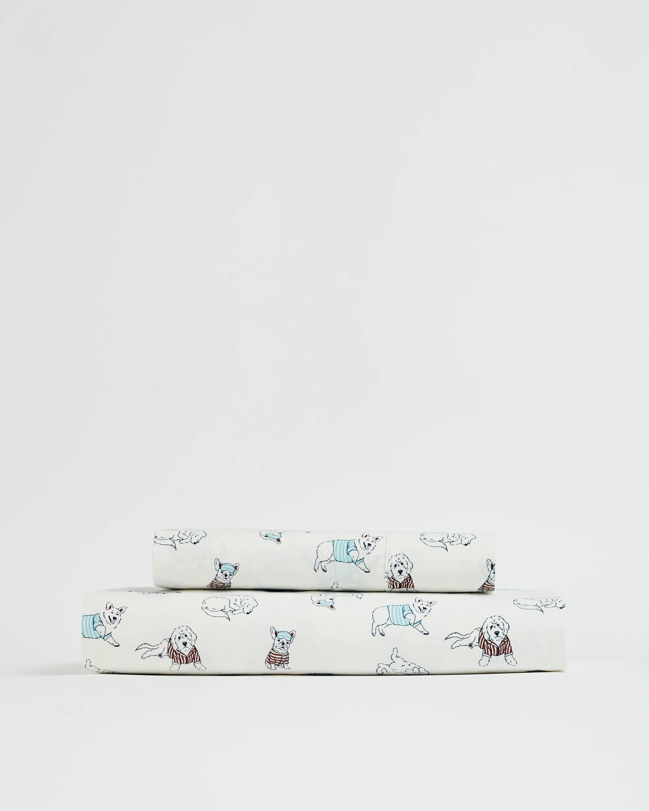 Dash Doggy Australian Cotton Fitted Sheet Set 4 of 5