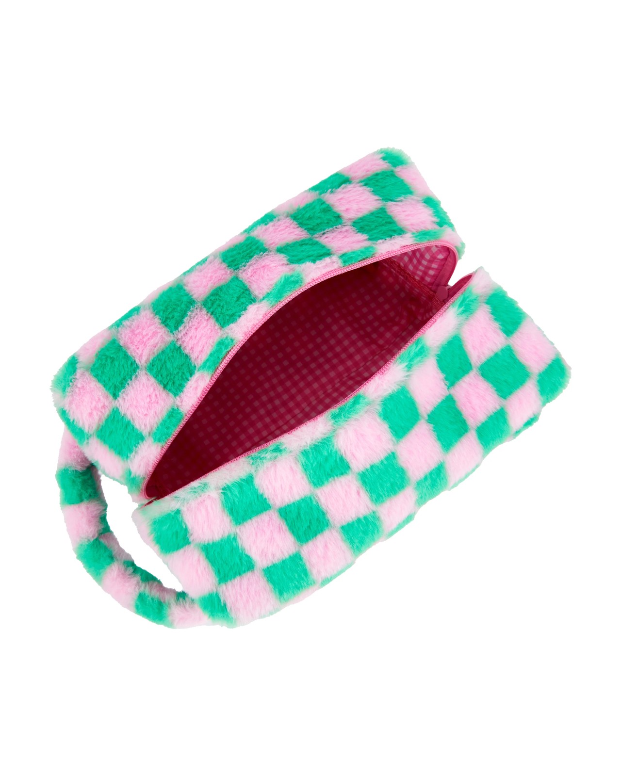 OXX Cosmetics Makeup Bag - Green and Pink 2 of 4