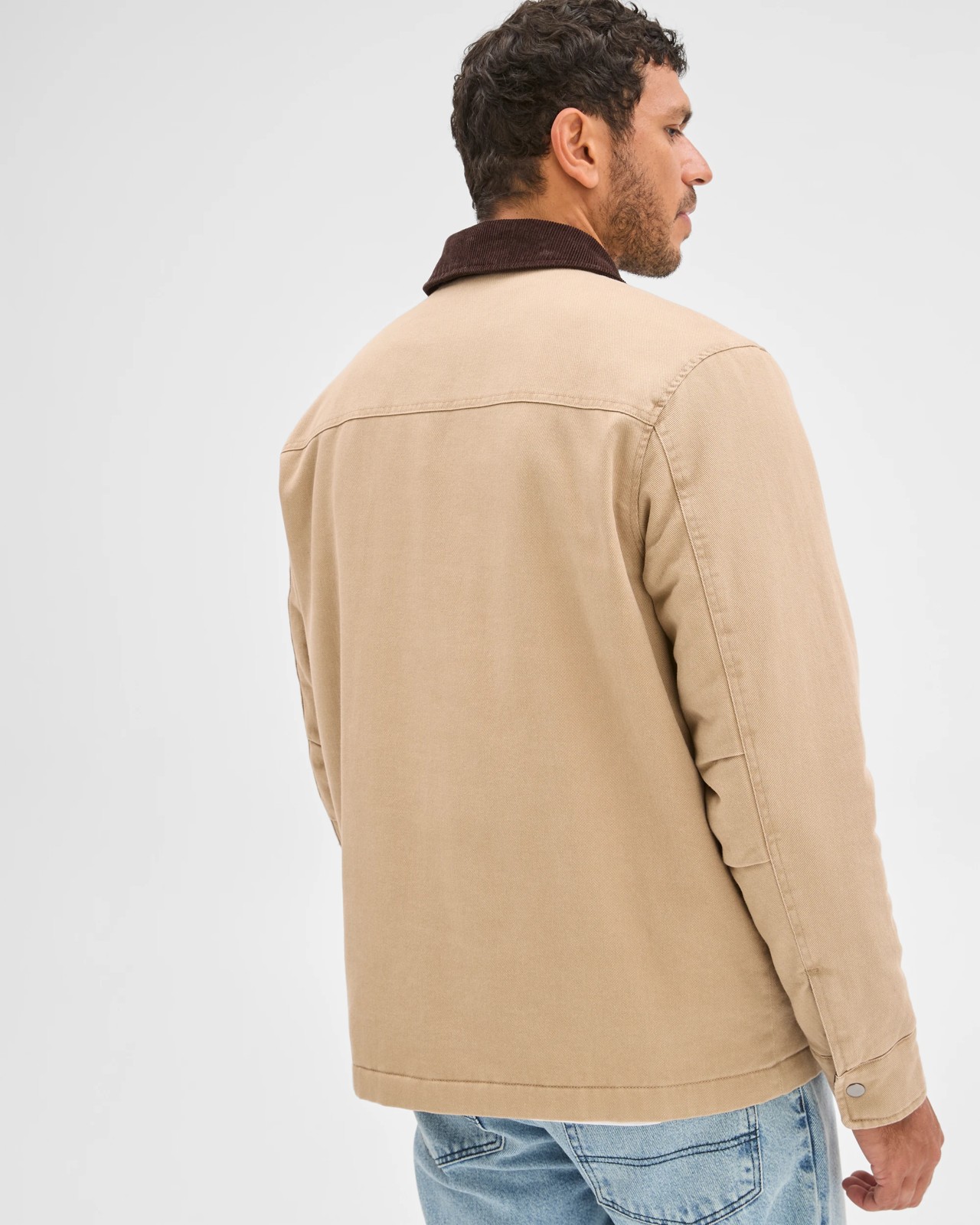 Field Long Sleeve Jacket - Stone 6 of 6