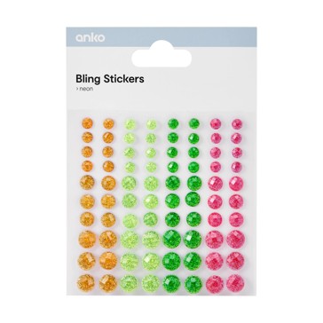 Bling Stickers  Neon - Anko