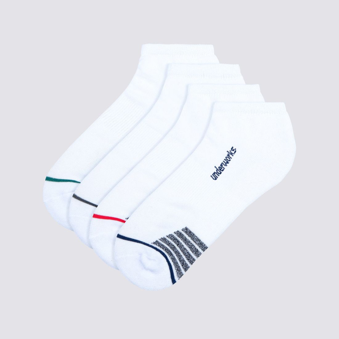 Underworks Mens 4 Pack Sport Low Cut Sock White Target Australia