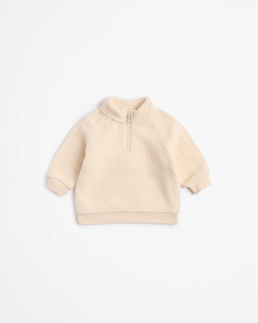 Baby Sherpa Fleece Qtr Zip Jumper