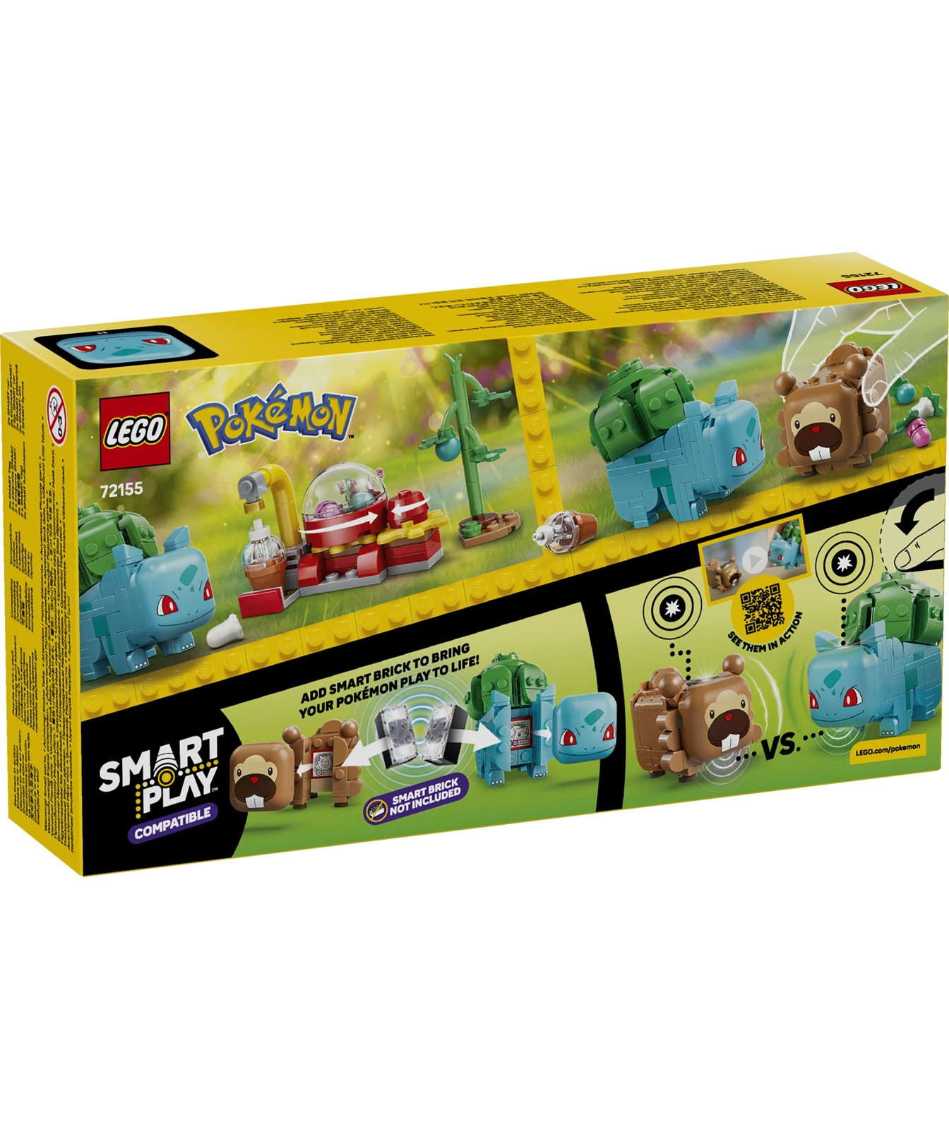 Pre-Order LEGO® Pokemon SMART Play: Berry Bash with Bulbasaur and Bidoof 72155 6 of 6