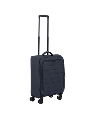 Anko 49.5cm 8 Wheels Lightweight Quilted Soft Case- Charcoal