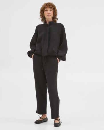 Clean Knit Barrel Leg Pants