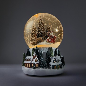 Anko Light and Sound Snow Globe