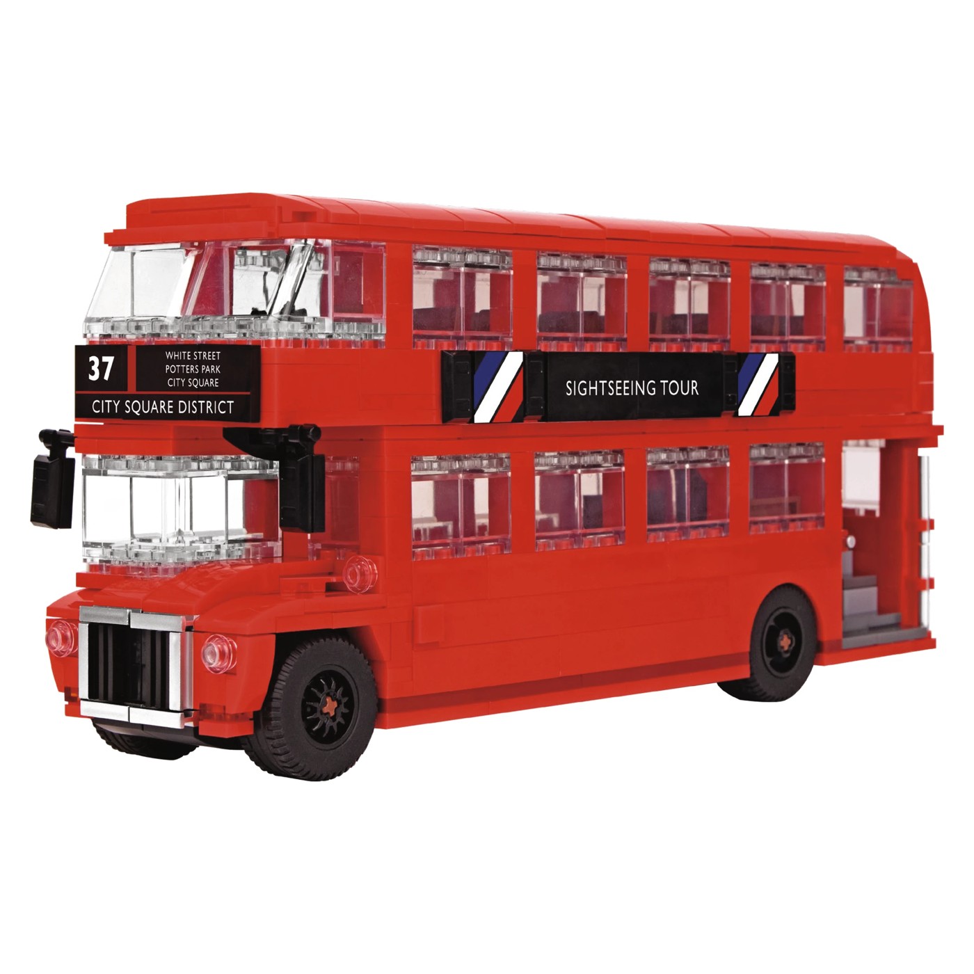 751 Piece Mini Blocks Vehicle Series: Double Decker Bus 2 of 4