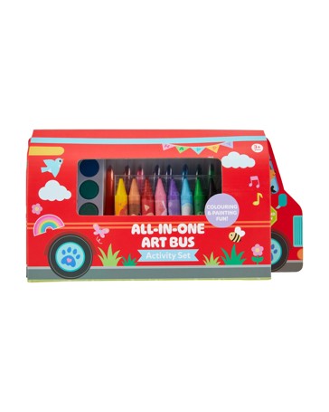 Anko All-in-One Art Bus Activity Set