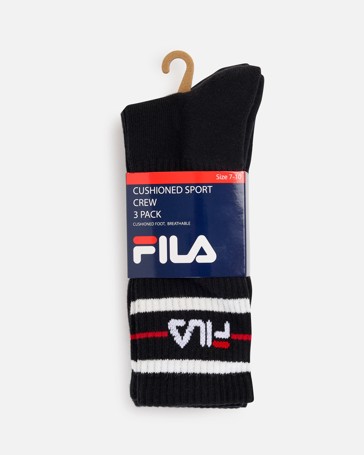 Fila Sports Crew 3 Pack Socks