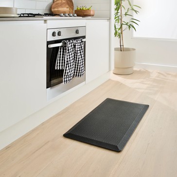 Kitchen Mat, Black - Anko