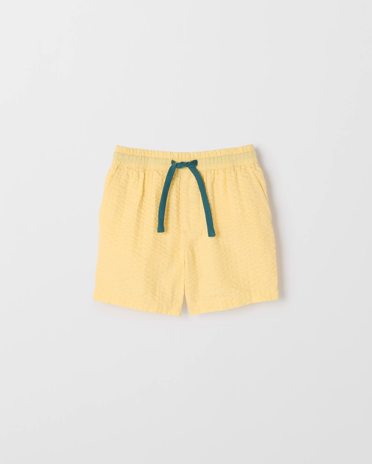 Australian Cotton Seersucker Volley Shorts - Sunlight 4 of 5