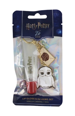 Harry Potter Lip Gloss and Keyring Set - Vanilla Caramel