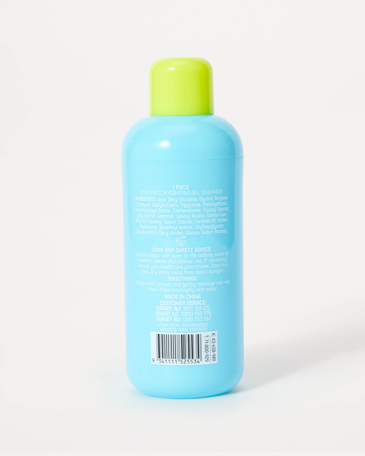 OXX Skincare Dew Drip Hydrating Gel Cleanser 90ml - Ceramide 4 of 5