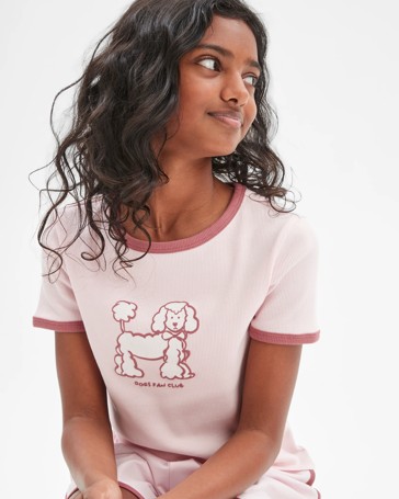 Australian Cotton Rib Ringer T-shirt