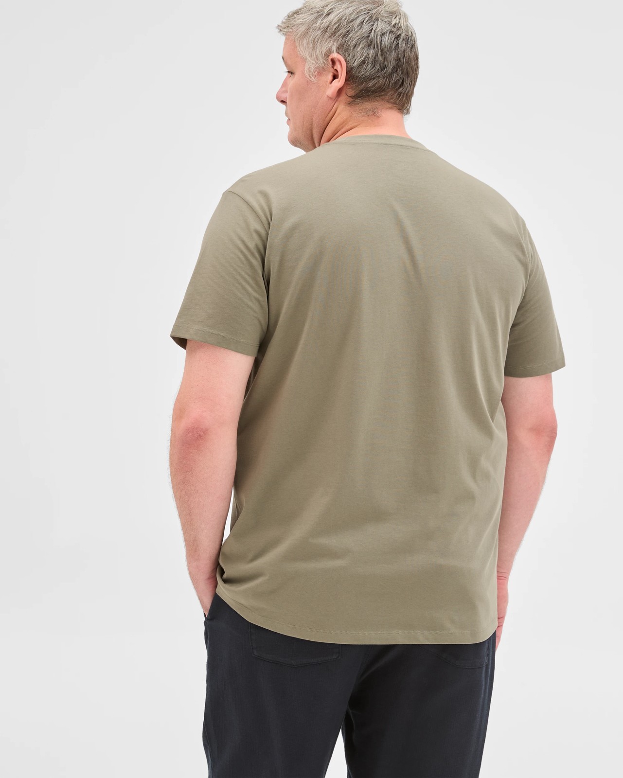 Plus Size Australian Cotton Crew T-Shirt 5 of 5