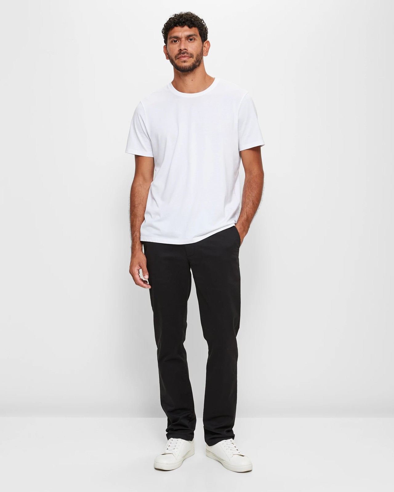 Straight Chino Pants - Black | Target Australia