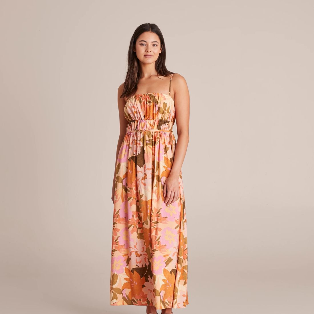 Lily Loves Ruched Bodice Midi Dress Target Australia