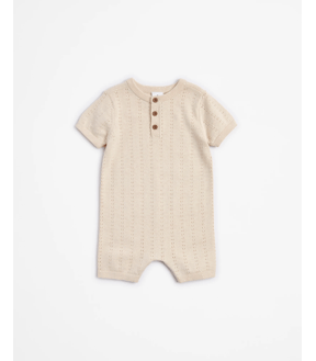 Organic Cotton Baby Pointelle Knit Romper
