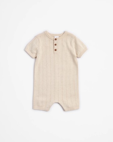Baby Organic Cotton Knit Romper