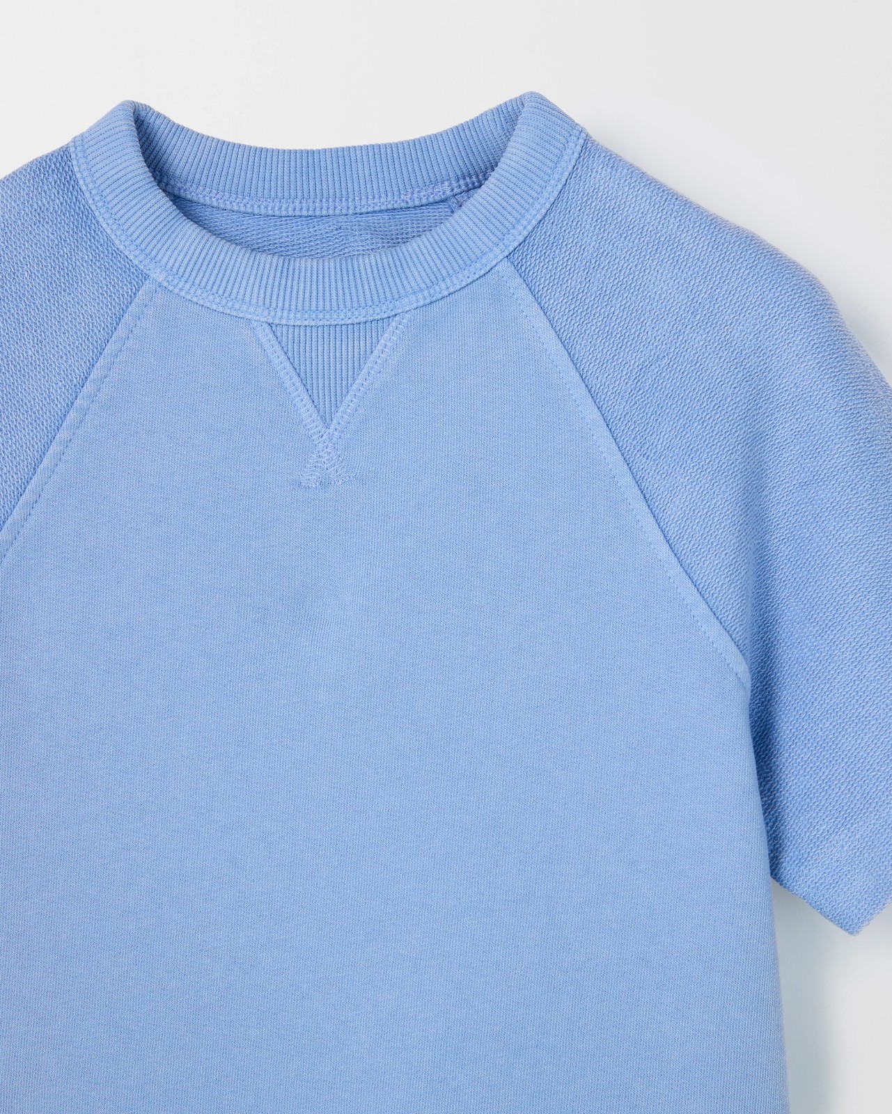 Australian Cotton Oversized Washed T-Shirt - Blue 6 of 6