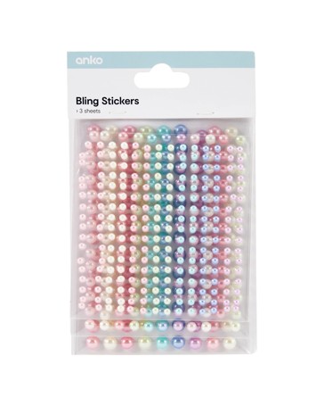 Anko Bling Stickers - Pastel Pearl