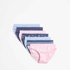 Girls Underwear Briefs 7 Pack - Maxx - Parisian Bows