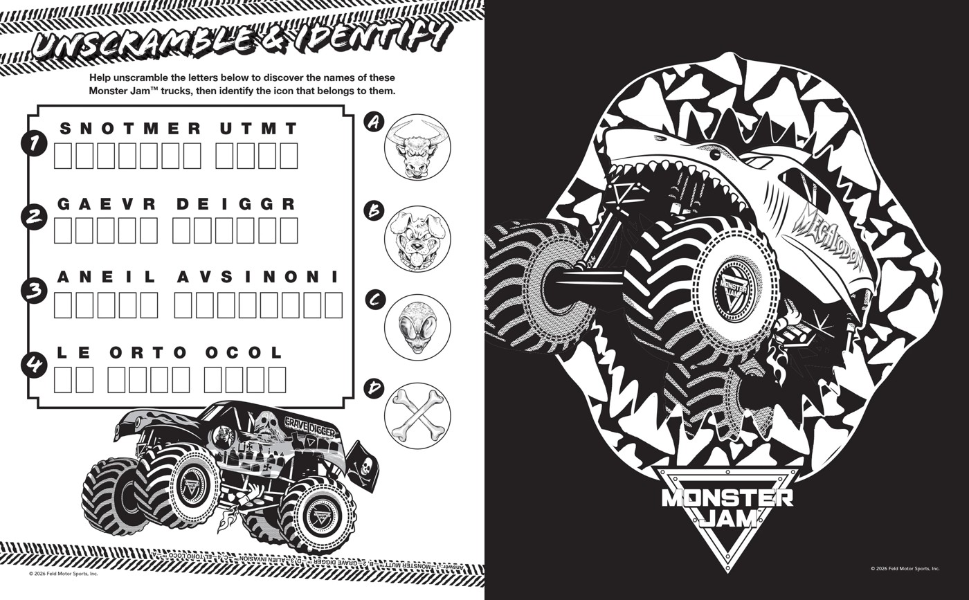 Monster Jam: Scratch and Reveal - Book 3 of 5