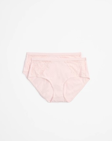 Australian Cotton and Lace Midi Briefs