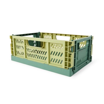 Anko 5L Collapsible Crate - Small, Green