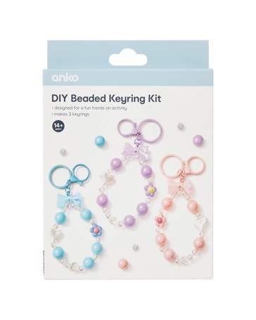 Anko DIY Beaded Keyring Kit