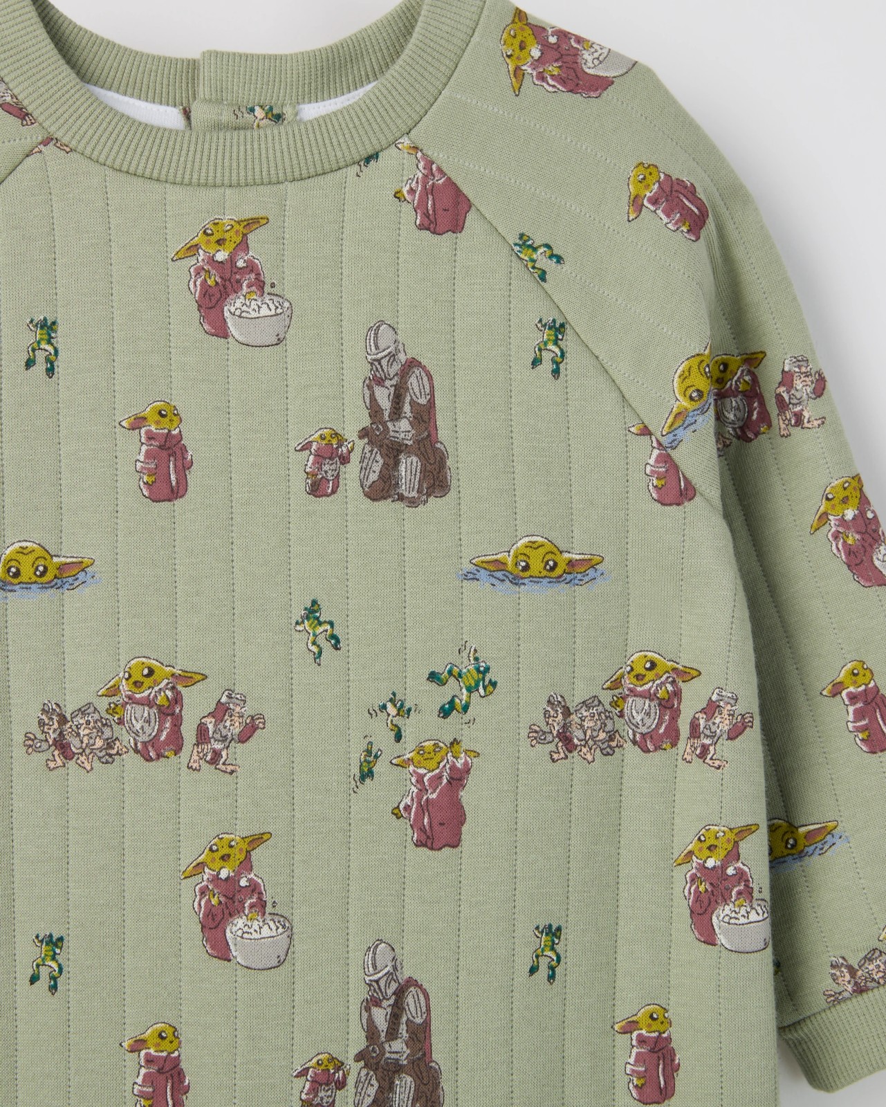 Disney Organic Cotton Baby Quilted Coverall - Star Wars Sage 4 of 4