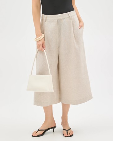 Lily Loves European Linen Culotte Pants